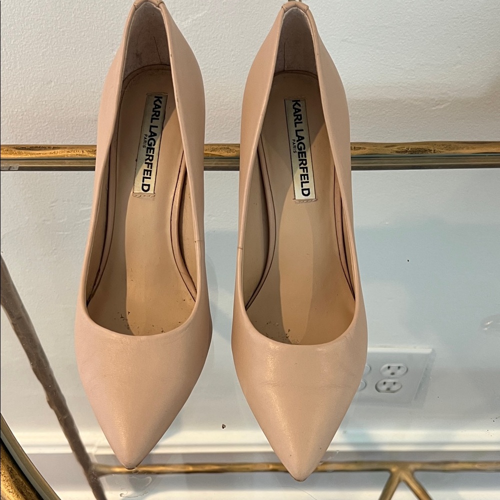 Karl Lagerfeld Women's Nude Heels